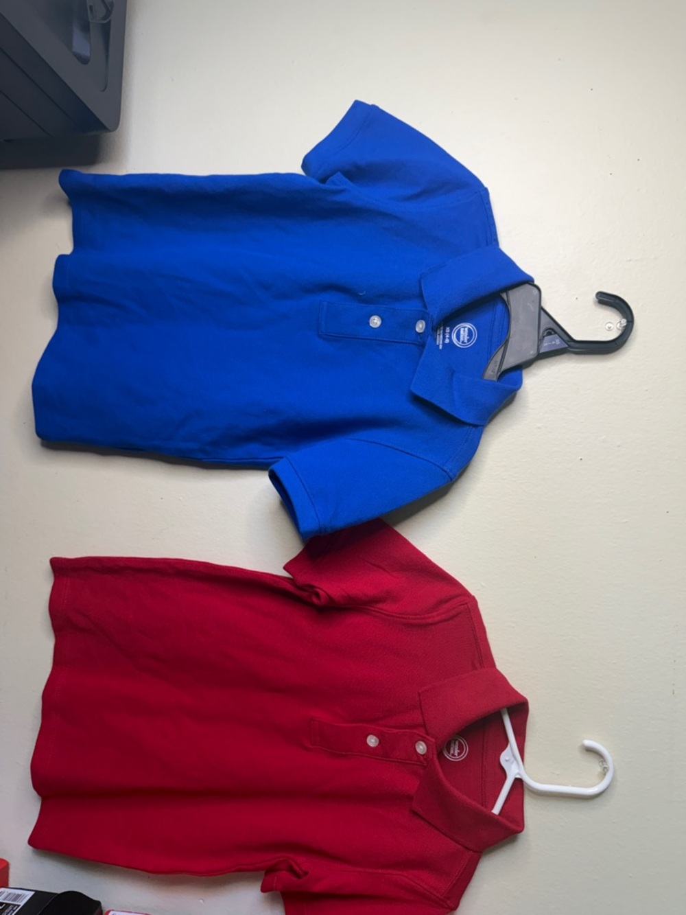 wonder nation Red Polo Shirt with Two-Button  (SOLD)